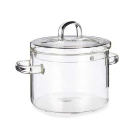 Olla De Borosilicato 1000Ml Vivalto 13CM (6 Unidades) Olla De Borosilicato 1000Ml Vivalto 13CM (6 Unidades)