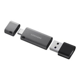 PENDRIVE SAMSUNG TITÁN GRAY PLUS 256GB - CONECTORES USB-A Y USB TIPO-C - 300MB/S LECTURA - USB 3.1