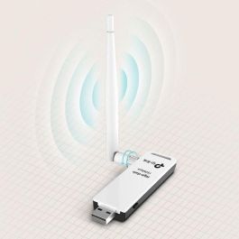 TP-Link TL-WN722N Adaptador USB Inalámbrico 150Mbps de Alta Ganancia para Redes Wi-Fi