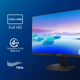 Philips 273V7QJAB - Monitor V-line 27'' Full HD (1920x1080) IPS 5ms con HDMI, DisplayPort, VGA y Altavoces - Negro