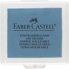 FABER-CASTELL 127321 Goma de borrar amasable ART ERASER surtida - Azul, Rojo, Amarillo (3 unidades)