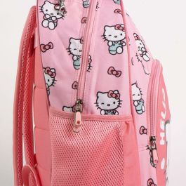 Cerdá Mochila Escolar Mediana 42 cm Hello Kitty Rosa para Niños +3 Años con Dimensiones 3.3x4.2x42cm