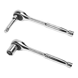 Juego carraca y vasos 3/8 pulg, soporte giratorio, 20 piezas, (métrico-sae)