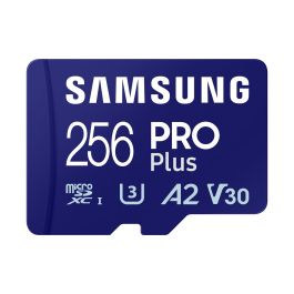 Tarjeta de Memoria Micro SD con Adaptador Samsung 256 GB Precio: 58.49999947. SKU: B1F8FKT427