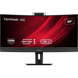 Viewsonic VG3457CV Monitor Curvo de 34" UWQHD (3440x1440) VA 100Hz 5ms con USB-C, HDMI, DisplayPort y LAN