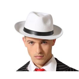 Sombrero Gánster Fieltro Blanco Hombre Adulto Precio: 3.0250004356. SKU: B1JLDWER3L