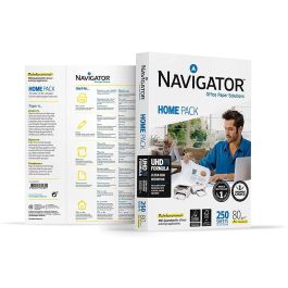 Papel Fotocopiadora Navigator Home Pack Din A4 80 gramos Paquete De 250 Hojas