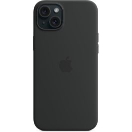 Apple MXQR3ZM/A Funda de Silicona para iPhone 15 Plus con MagSafe - Negro