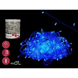 Tira Led Interior Azul 19,2M 240 Bombillas 8 Func Krist+ 12X15CM (6 Unidades) Precio: 118.49999964. SKU: B146PBS95Y