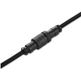 Sharkoon SGK50 Aviator Kabel Titan/Black, Cable USB-A a USB-C Trenzado Coiled Negro 1.85m para SKILLER SGK50 S4