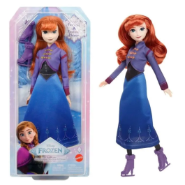 Mattel Muñeca Anna Articulada JBG54 Disney Frozen con Accesorios para Niñas +3 Años