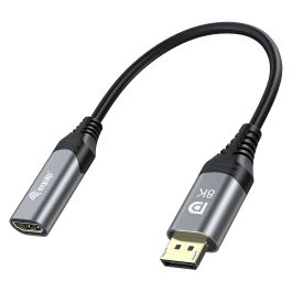 Equip Adaptador DisplayPort 1.4 a HDMI 8K/60Hz, 4K@120Hz, HDR, HDCP 2.2, Cable 15 cm, Macho-Hembra Precio: 40.49999954. SKU: B14HLKV58E