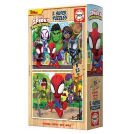 Puzzle 2x25 piezas spidey y sus increíbles amigos Puzzle 2x25 piezas spidey y sus increíbles amigos