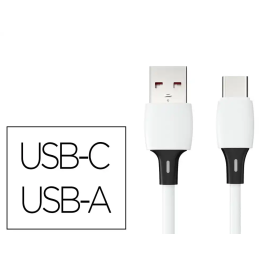 Q-connect Cable USB-C a USB-A PVC 2m Blanco Precio: 2.98999954. SKU: B1DENB6L5N