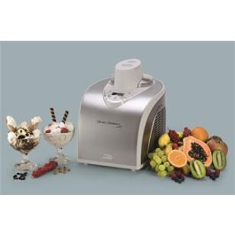 Ariete Heladera Gran Gelato Metal 693 Auto Refrigerante con Compresor Interno y Pantalla LCD para Helados Caseros