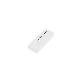 Goodram UME2 USB 2.0 64 GB Blanco - Diseño clásico, enchufe antideslizante, garantía de por vida Goodram UME2 USB 2.0 64 GB Blanco - Diseño clásico, enchufe antideslizante, garantía de por vida