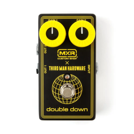 MXR Third Man Hardware Double Down Pedal Booster con Doble Circuito para Guitarra