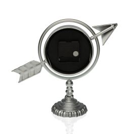 Reloj de Mesa Versa Plateado Flecha completa