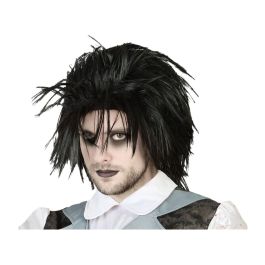 Peluca Negra Despeinada Estilo Manos Tijeras 130gr - Disfraz Halloween y Teatro Peluca Negra Despeinada Estilo Manos Tijeras 130gr - Disfraz Halloween y Teatro Precio: 4.58999948. SKU: B18R4ADTN2