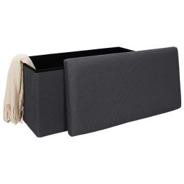 Banco-Puf Plegable Atom Gris Home Deco Factory Banco-Puf Plegable Atom Gris Home Deco Factory