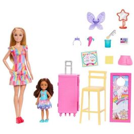 Mattel Barbie y Chelsea en la Feria - Puesto de Maquillaje para Niños a partir de 3 años