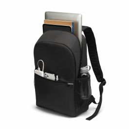 Dicota Mochila ONE para portátil 15-17.3", negra, compartimento acolchado, material PET reciclado, garantía 5 años