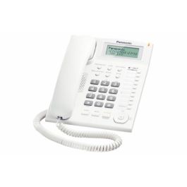 Teléfono Fijo Panasonic KX-TS880EXW LCD Blanco Precio: 62.50000053. SKU: S0408913