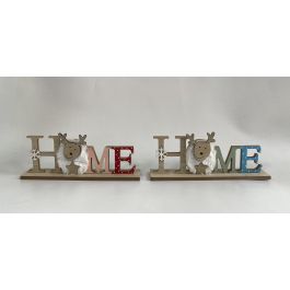 DKD Home Decor Decoración Navidad Fantasía, Surtido de Colores (Rojo, Azul, Verde, Rosa), MDF y Poliéster, 5.5x16x30.5 cm, 12 Unidades Precio: 25.58424. SKU: B13ZMAHY57