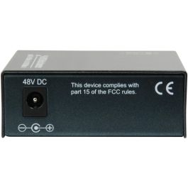 LevelOne GVT-2012 Convertidor Gigabit Ethernet 10/100/1000T a 1000SX PoE con SFP - Fibra Óptica Monomodo/Multimodo