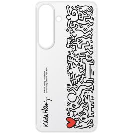 Samsung EF-MS931 Flipsuit Case para Galaxy S25, Funda para móvil 6.2", Protección caídas/rayones, Multicolor y Blanco