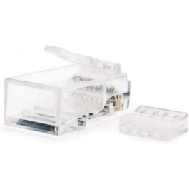 Nanocable 10.21.0201 Conector RJ45 Cat.6 para Cable de Red Ethernet, 8 Hilos, con Guías, Pack de 10 Unidades Nanocable 10.21.0201 Conector RJ45 Cat.6 para Cable de Red Ethernet, 8 Hilos, con Guías, Pack de 10 Unidades