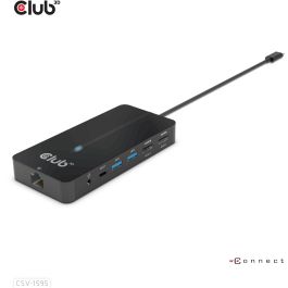 Club3D Hub USB-C 7 en 1: 2xHDMI 4K60Hz, 2xUSB, USB-C PD100W, LAN - Adaptador para portátil/PC