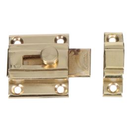 Edm Pasador de latón pulido dorado 35mm - Cerrojo pasador con tornillos incluidos Precio: 4.79000038. SKU: S7900727