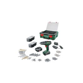 Bosch UniversalDrill 18 Taladro Atornillador a Batería 18V Potente y Compacto, Incluye 2 Baterías 1.5Ah, SystemBox y 241 Accesorios