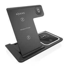 Aisens Cargador Inalambrico Usb-C 3 En 1 De 15 W Movil, Apple Wacht, Auriculares Conm Estuche De Carga, Negro Precio: 17.89000004. SKU: B18W9X7JJ5
