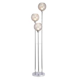 Lámpara de Pie Home ESPRIT Transparente Plateado 50 W 220 V 30 x 30 x 172 cm Lámpara de Pie Home ESPRIT Transparente Plateado 50 W 220 V 30 x 30 x 172 cm