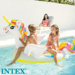 Colchoneta Hinchable Unicornio Intex 201 x 97 x 140 cm (4 Unidades) Colchoneta Hinchable Unicornio Intex 201 x 97 x 140 cm (4 Unidades)