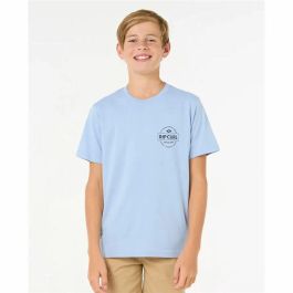 Camiseta de Manga Corta Infantil Rip Curl Rip Curl Staple Tee Azul