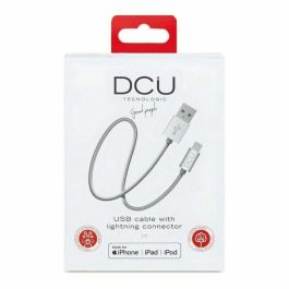 Cable Cargador USB Lightning iPhone DCU Plateado 1 m Cable Cargador USB Lightning iPhone DCU Plateado 1 m Precio: 19.68999967. SKU: S0428902