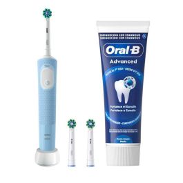 Braun Cepillo Dental Eléctrico Oral-B Vitality Pro VITPRO/BL+2RF+DENTR, Tecnología 2D Oscilante y Rotatoria, Pack con 2 Cabezales y Dentífrico
