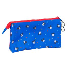 Safta Portatodo Triple Mickey Mouse "Good Day" | Estuche Escolar Grande con 3 Compartimentos y Cremalleras, 22x12x3 cm, Edad +3 Años Safta Portatodo Triple Mickey Mouse "Good Day" | Estuche Escolar Grande con 3 Compartimentos y Cremalleras, 22x12x3 cm, Edad +3 Años