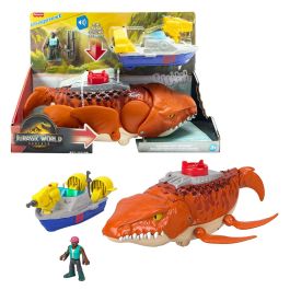 Imaginext Jfr23 Mosasaurus Jurassic World Persecución y Mordiscos, Sonido y Movimiento, 45cm, Figura, Lancha Lanzador +3 años Precio: 55.50000049. SKU: B128LFCXRR