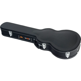 Estuche Rígido Tobago CURVED para Guitarra Eléctrica Tipo Les Paul, Piel Sintética Negra, Felpa Interior, Cierre Metálico Precio: 109.89000022. SKU: B1E7GAGW6J