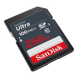 Sandisk Ultra 256GB SDXC UHS-I Clase 10 Tarjeta de Memoria 100 MB/s