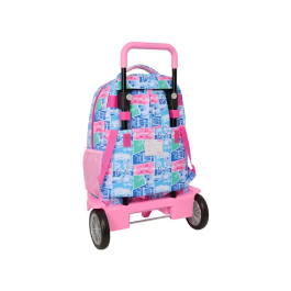 Safta Mochila Escolar Grande con Ruedas Compact Evolution Extraíble Barbie 450x330x220 mm