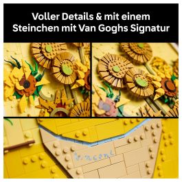 Lego 31215 Vincent van Gogh Girasoles - Arte mural, Construcción para adultos