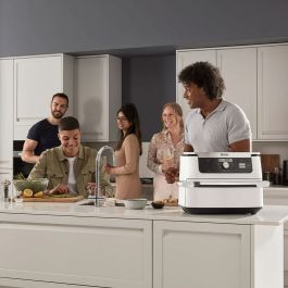 Ninja AF500EUWH Foodi FlexDrawer Freidora de Aire Caliente 10.4L Doble Zona 8 Personas Blanco