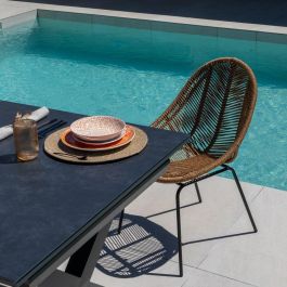 Silla Natural Pe-Acero Salón 53,50 X 61 X 85 cm