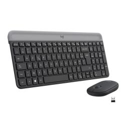 Logitech - MK470 Ultra-Slim Wireless Keyboard + Mouse y Silent Wireless System - Diseño compacto y plano - Receptor USB de 2,4 GHz Precio: 79.9499998. SKU: B14VRBN5DB