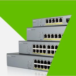 Zyxel GS1350-6HP-EU0101F Switch Gestionado L2, 5 Puertos Gigabit Ethernet, PoE, Gris